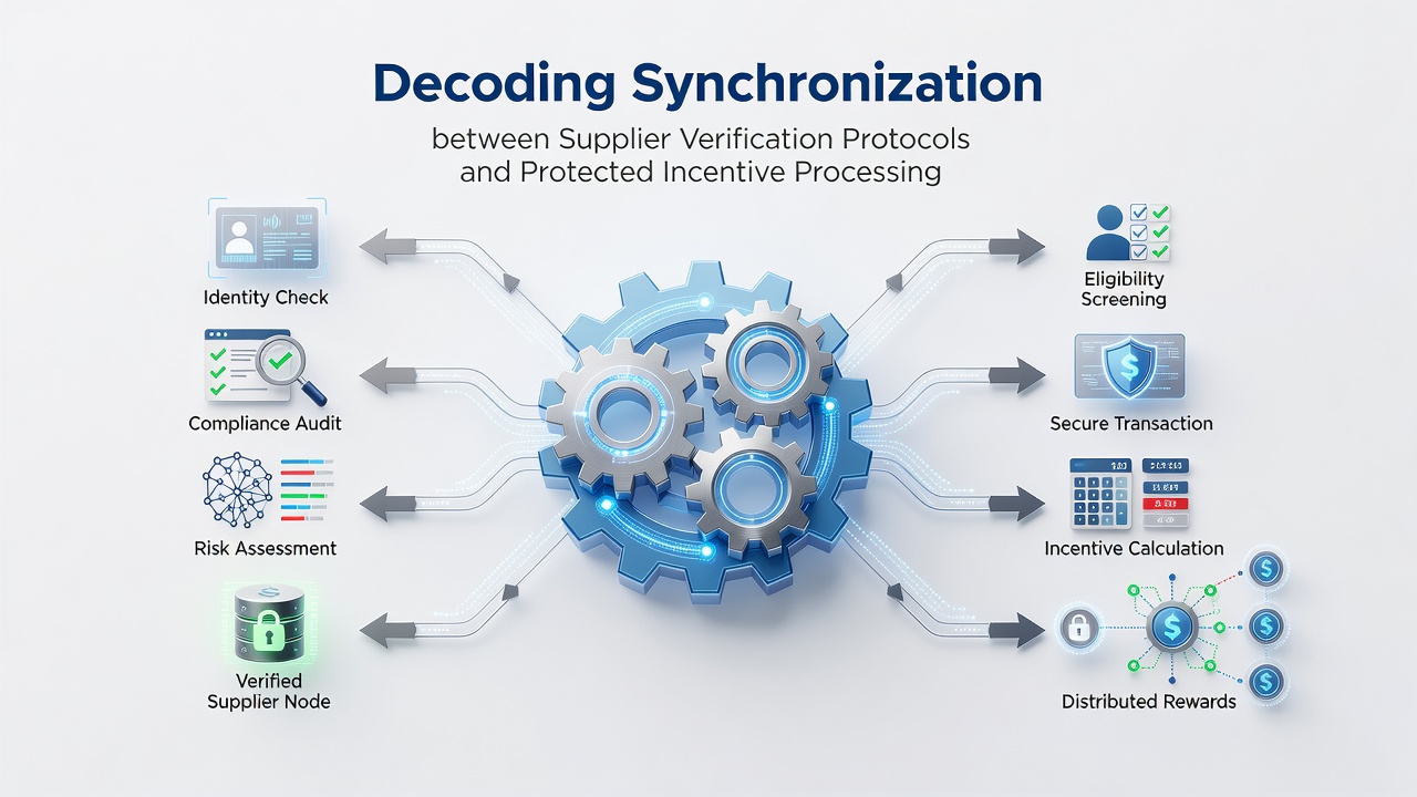 Diagram showing timeline alignment between verification protocols and mobile incentive processing