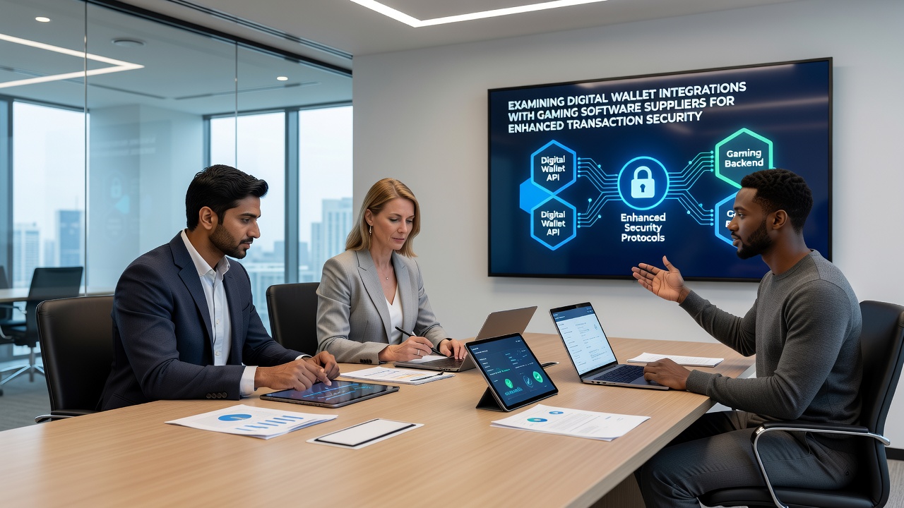 Secure data encryption visualization between digital wallet and gaming server infrastructure on mobile network