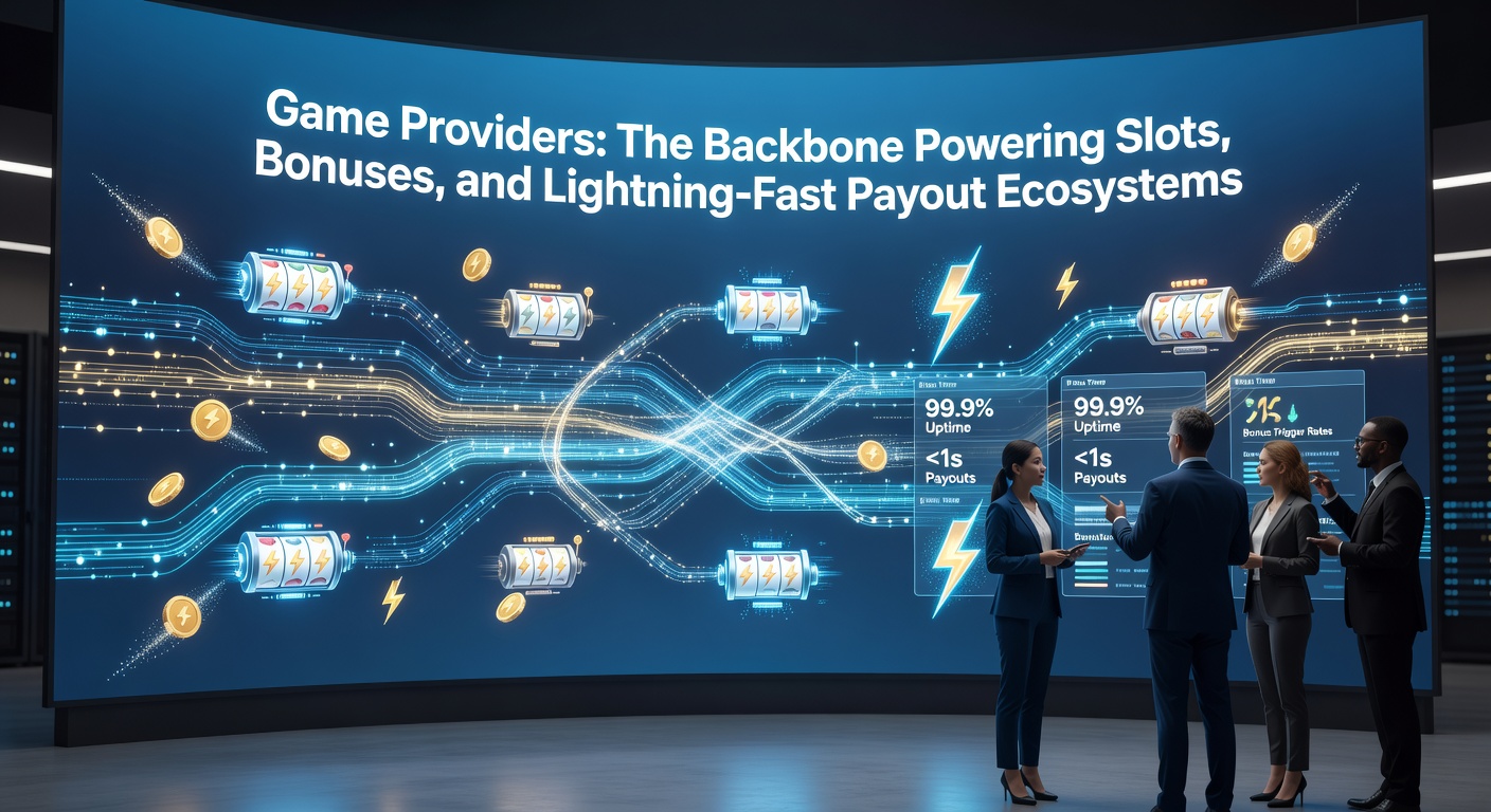 Backend dashboard displaying payout processing and bonus integration APIs from leading game providers