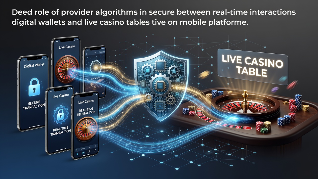Mobile device showing secure digital wallet transaction linked to live casino table interface